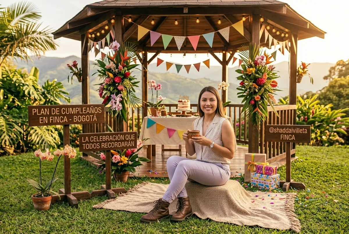 Plan de cumpleaños en finca cerca de Bogotá: la celebración que todos recordarán | Shaddai Villeta