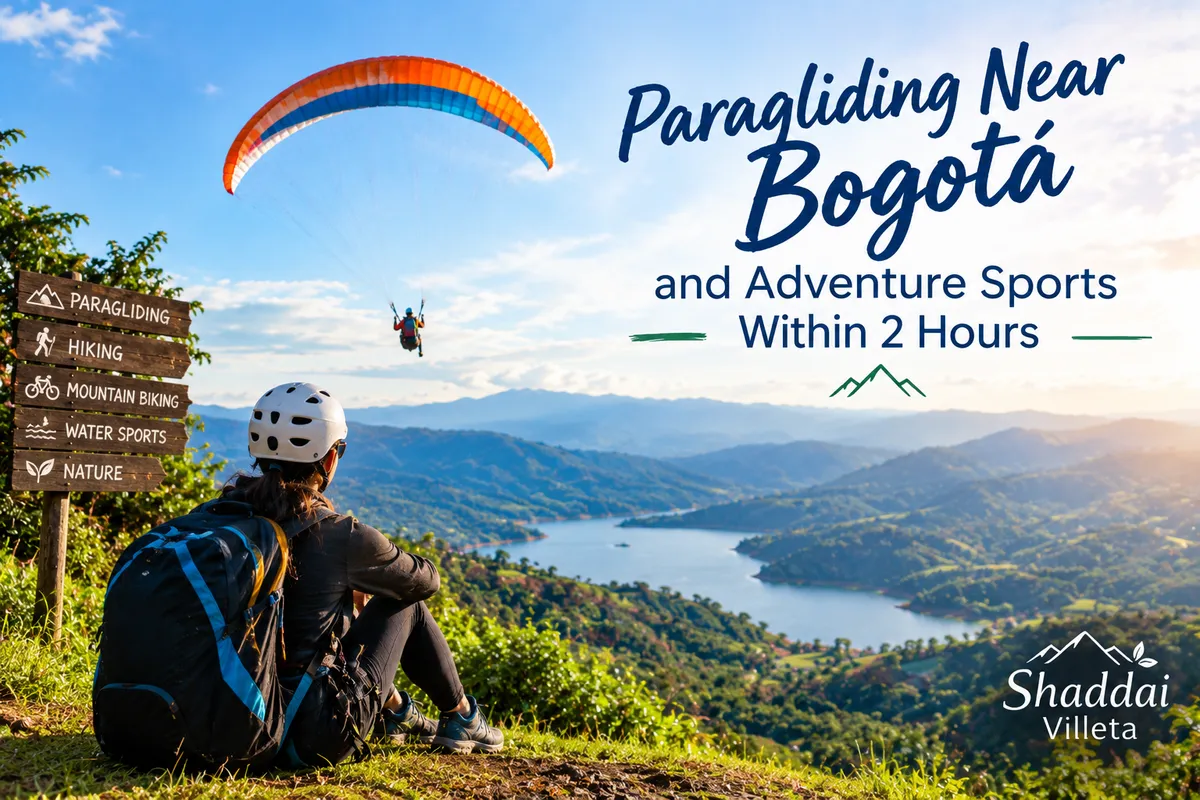 Paragliding Near Bogotá and Adventure Sports Within 2 Hours