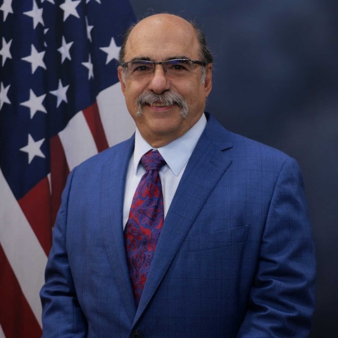 Candidate professional cutout portrait