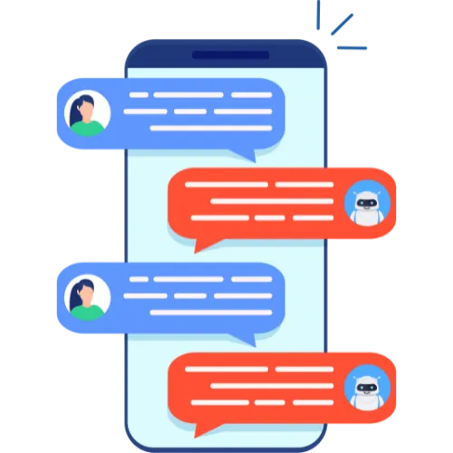 Stylist blow drying customer's hair