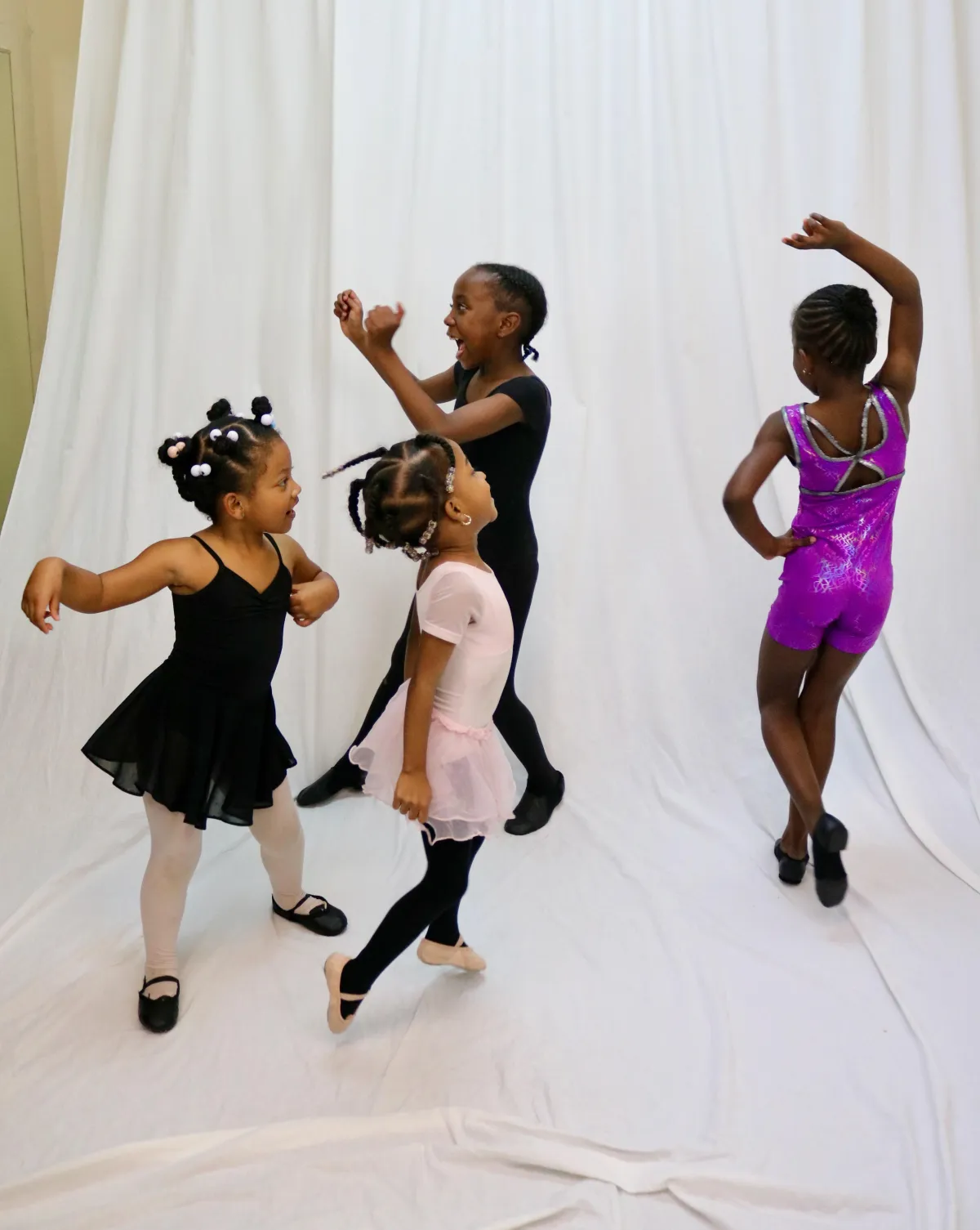 silhouette of people on stand