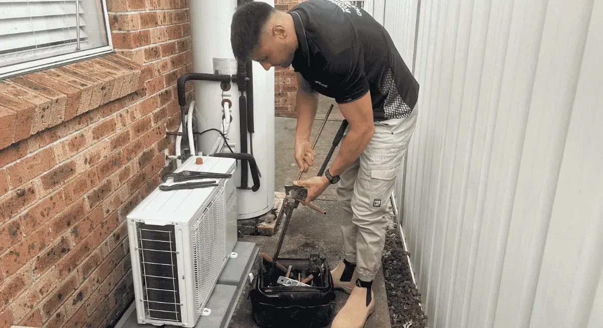 Hot water system installation by Rush Hour Plumbing in Penrith NSW