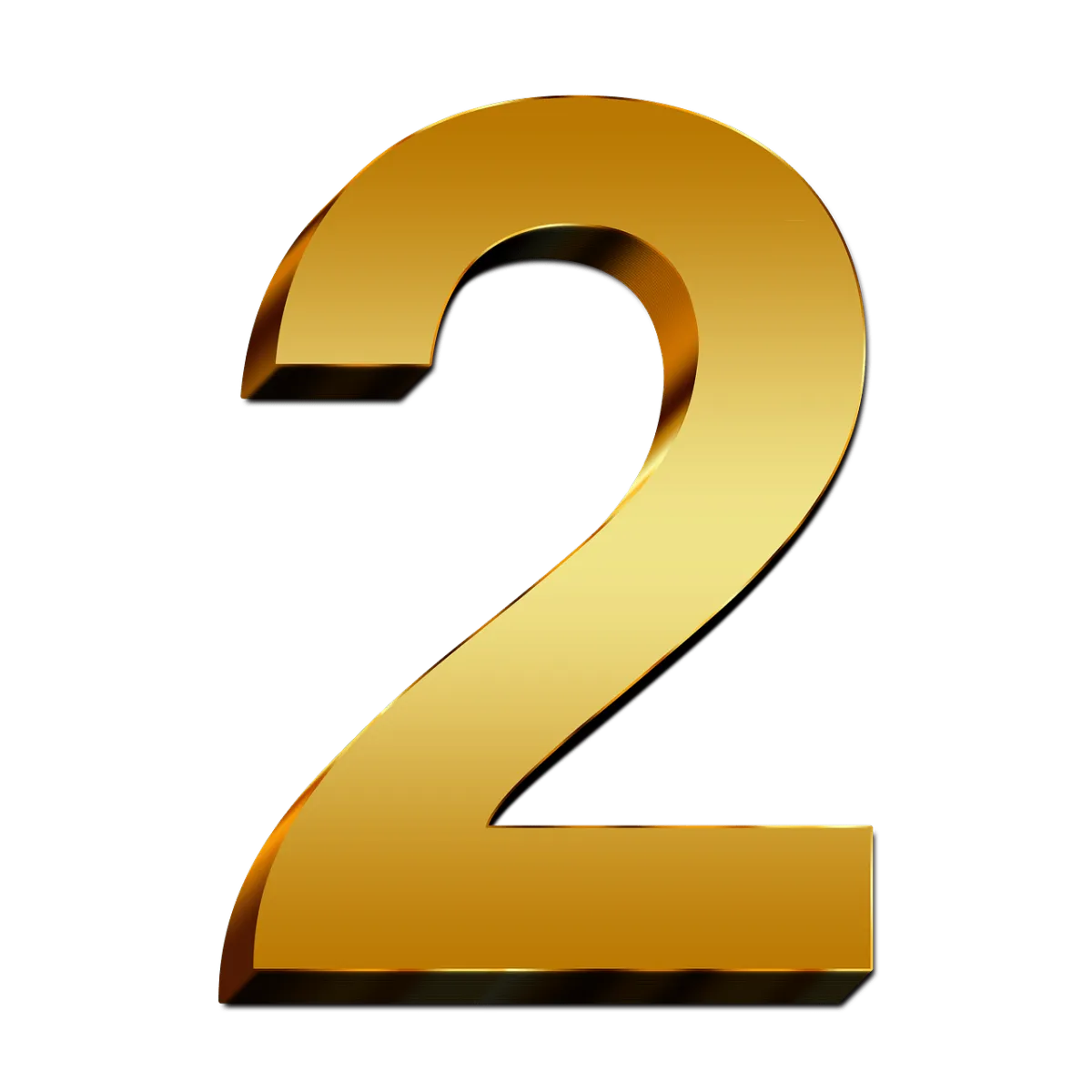 The number 2 displayed clearly, representing the second item in a sequence or list.