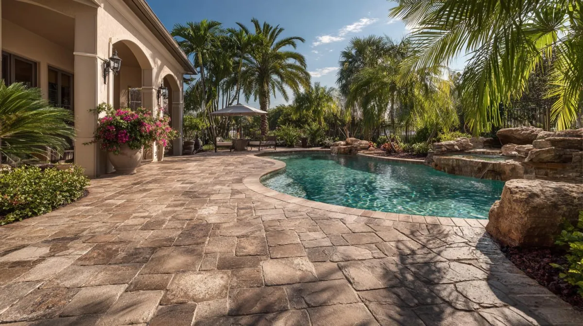 travertine paver sealing service Jacksonville
