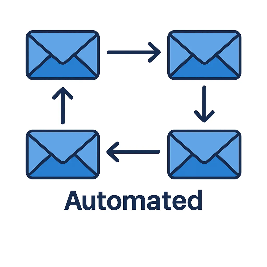 Email marketing process including strategy, automation, and optimization