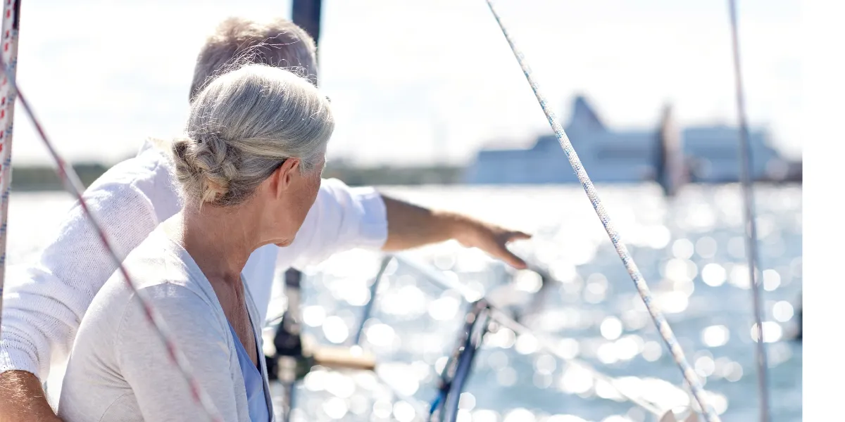 couple over 50 enjoying time together after finding love later in life