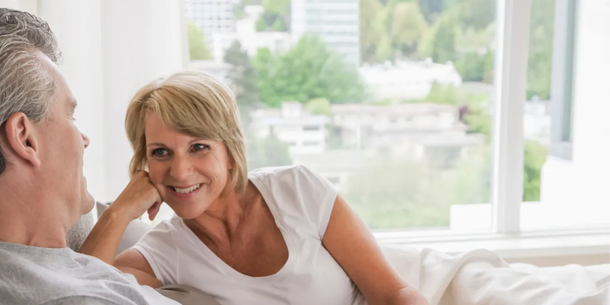 woman understanding her partner in a relationship conversation