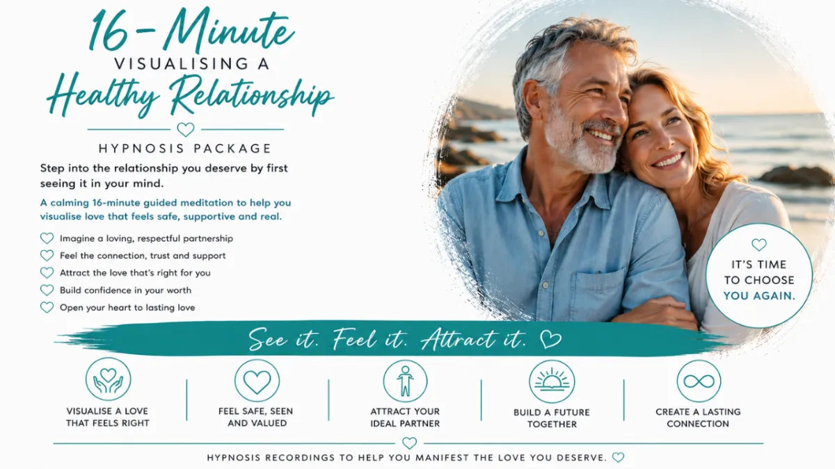 Happy mature couple by the sea, symbolising a healthy relationship built on trust, respect, emotional safety and genuine connection.