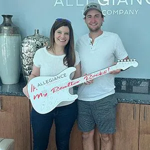 Harrison Sharp with his satisfied past client. Choose SBRE Group to find the best homes for sale in Plano, TX