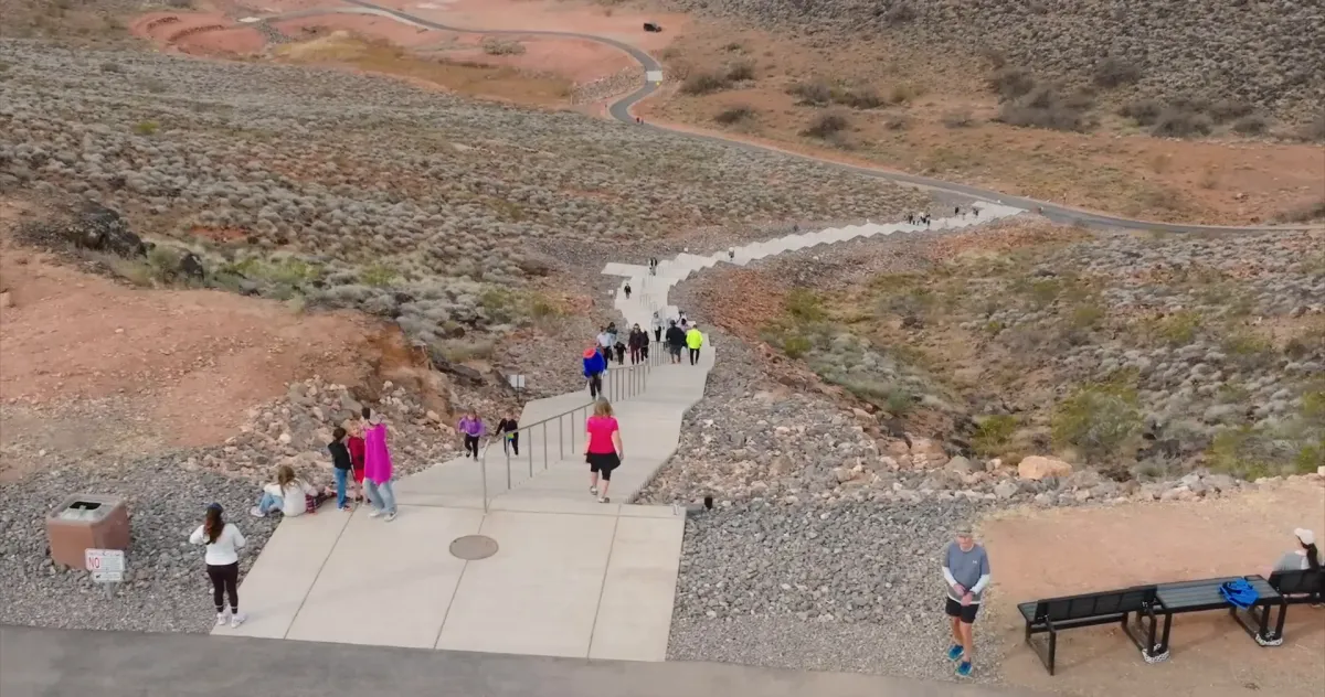 Dragon Tail staircase race event