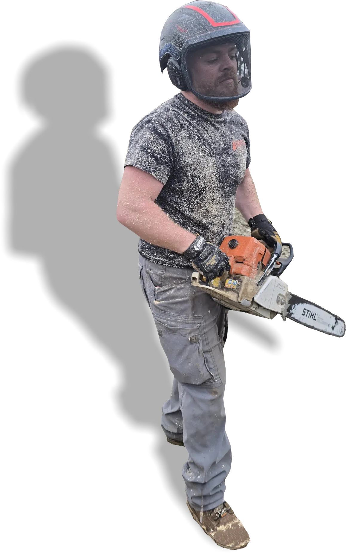 Owner of Goff’s Tree Service standing professionally highlighting trusted tree care, safety, and 25 years of experience in Tennessee