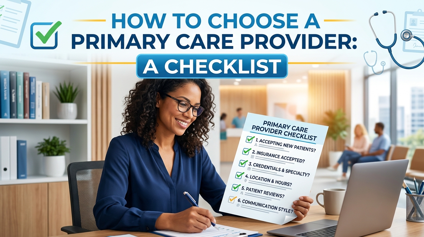 How to Choose a Primary Care Provider: A Checklist