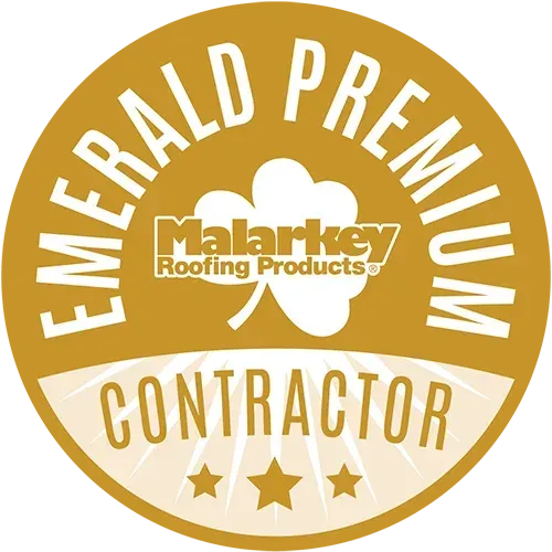 Northwind Exteriors recognized as a Malarkey Emerald Premium Roofing Contractor in Chicagoland