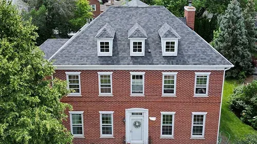 Malarkey Black Oak roof installed on a home in Park Ridge, IL by Northwind Exteriors.