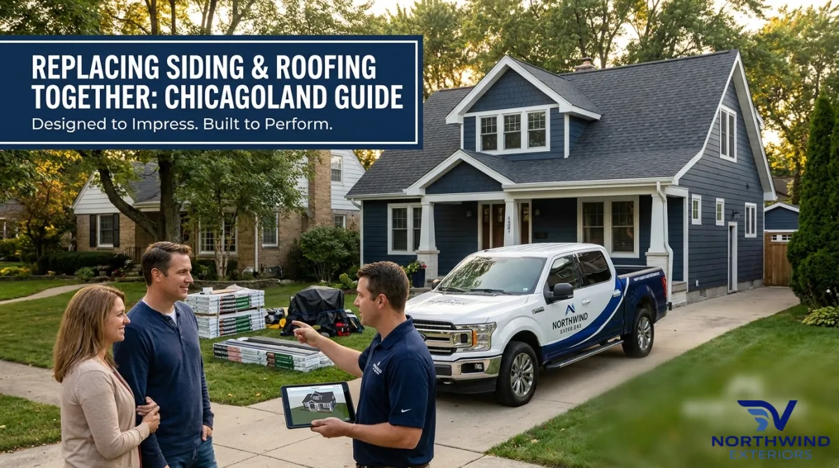 Replacing Siding & Roofing Together: Chicagoland Guide
