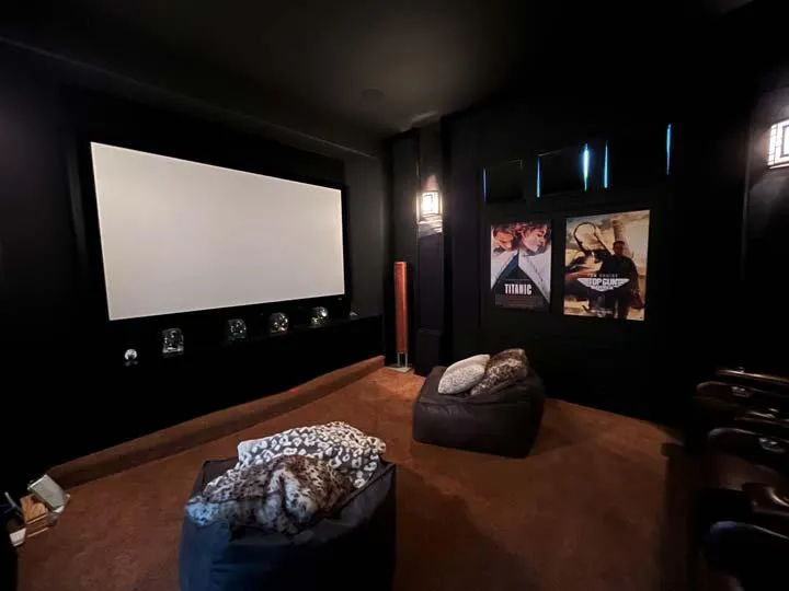 Home theater for John S. in Missouri City, Texas