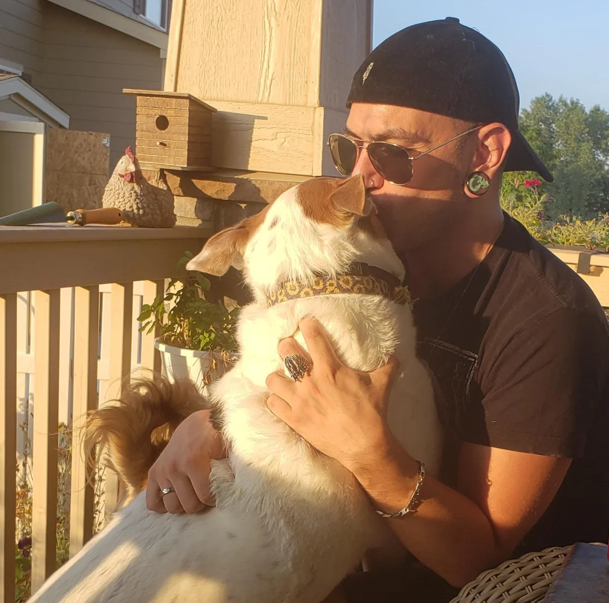 Picture of Sean - our secret pet whisperer