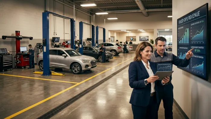 fixed ops marketing dealership service department strategy