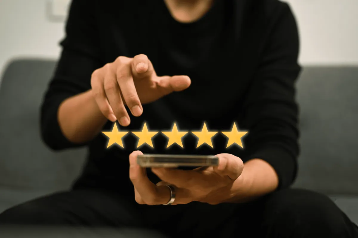 Automatically request and get more 5 star google reviews from your customers