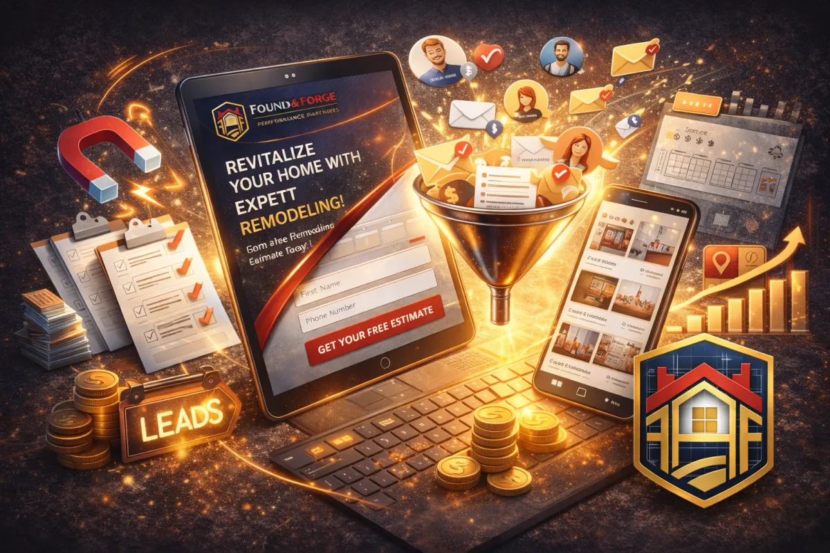 alt="lead conversion funnel for remodeling business"