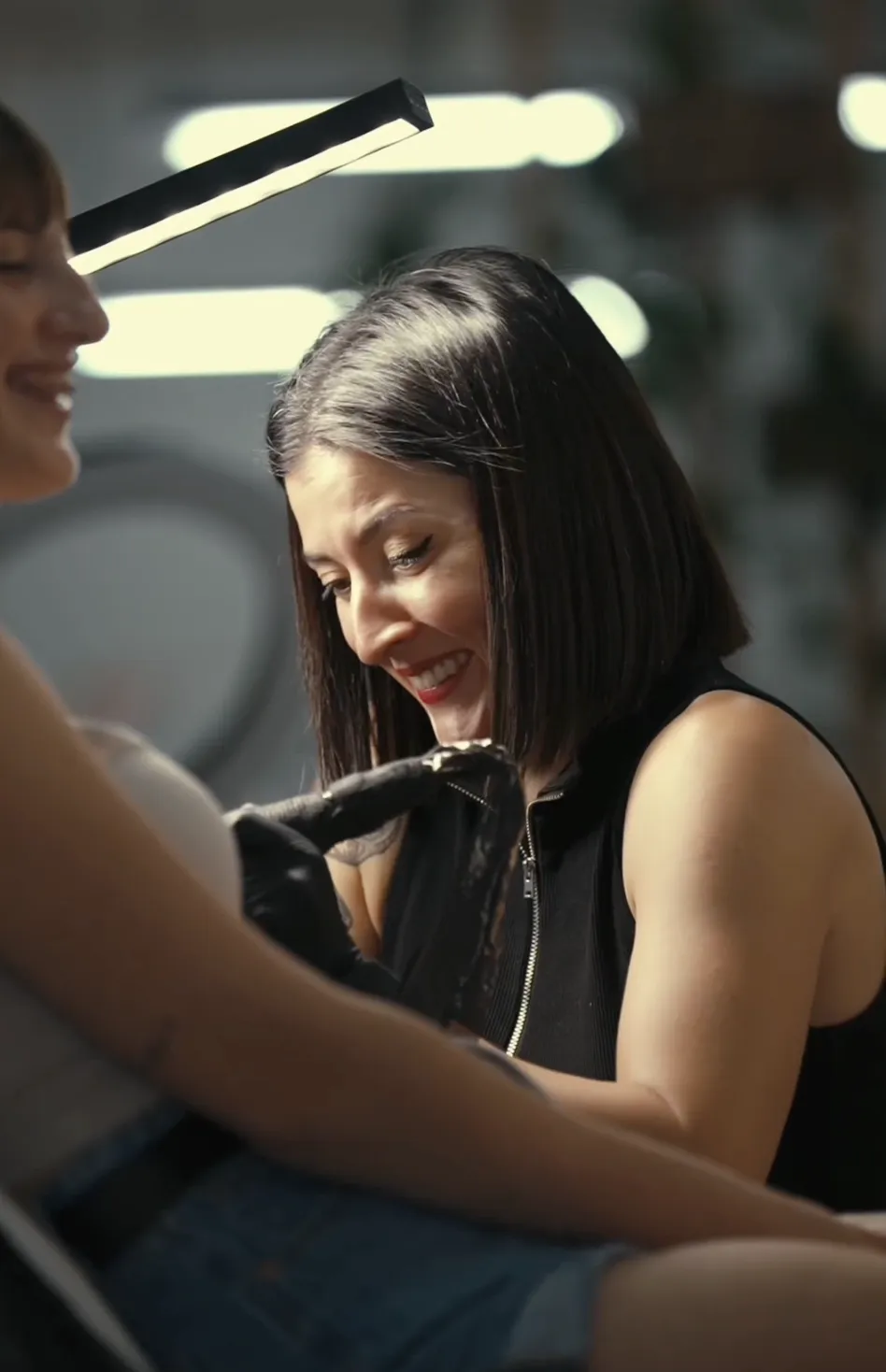 red white and black no smoking sign