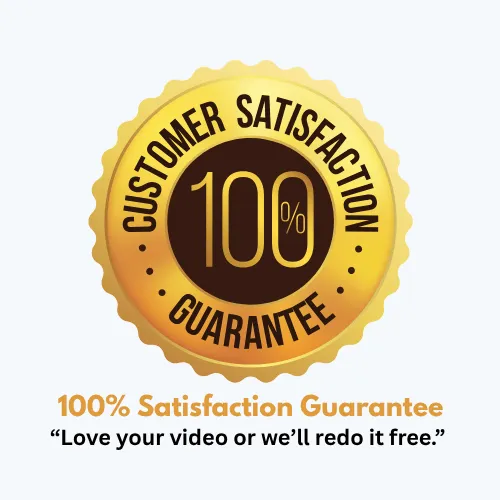 100% Satisfaction Guaantee Seal