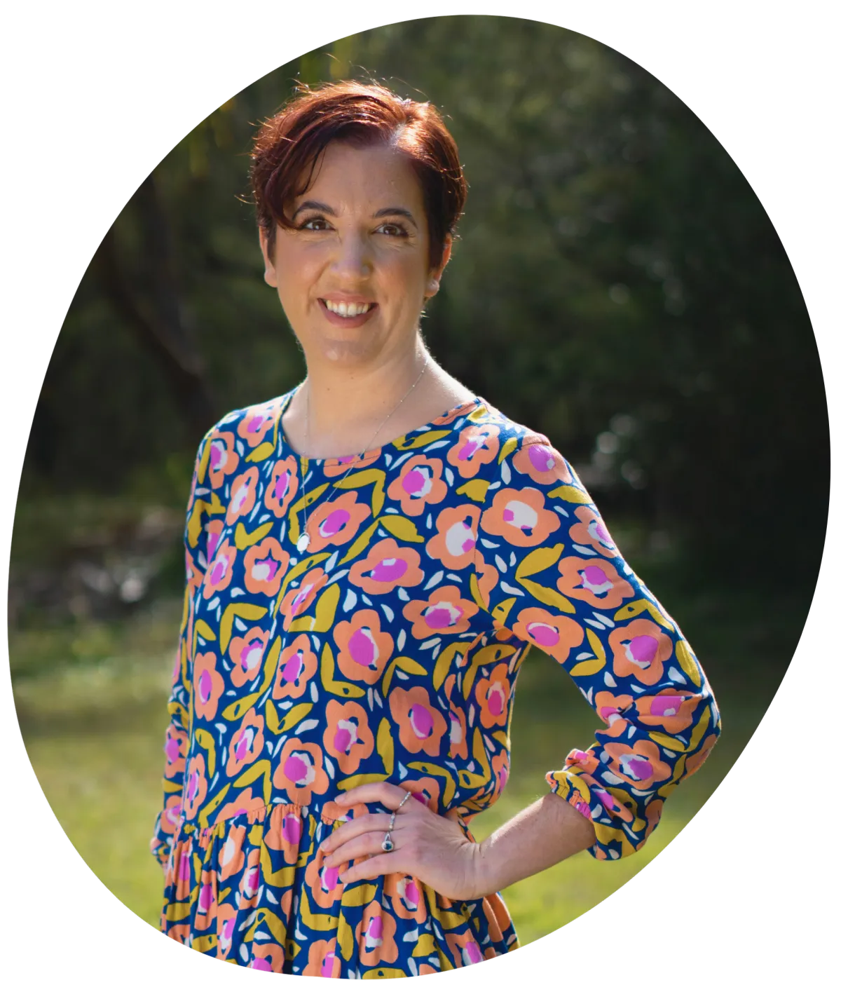 Chelsea Luker smiling, Neurodiversity-affirming psychologist homepage banner