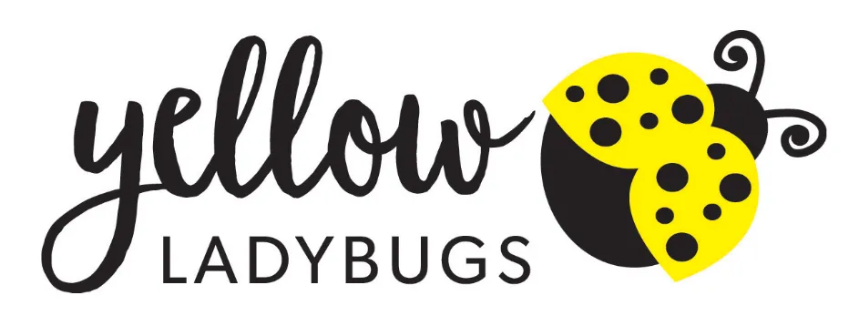 Logo of partner organisation "Yellow ladybugs" featuring Chelsea Luker