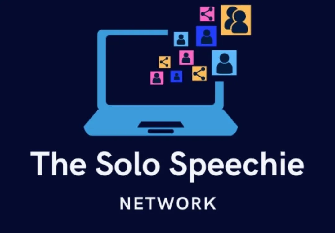 Logo of partner organisation "The Solo Speechie" featuring Chelsea Luker