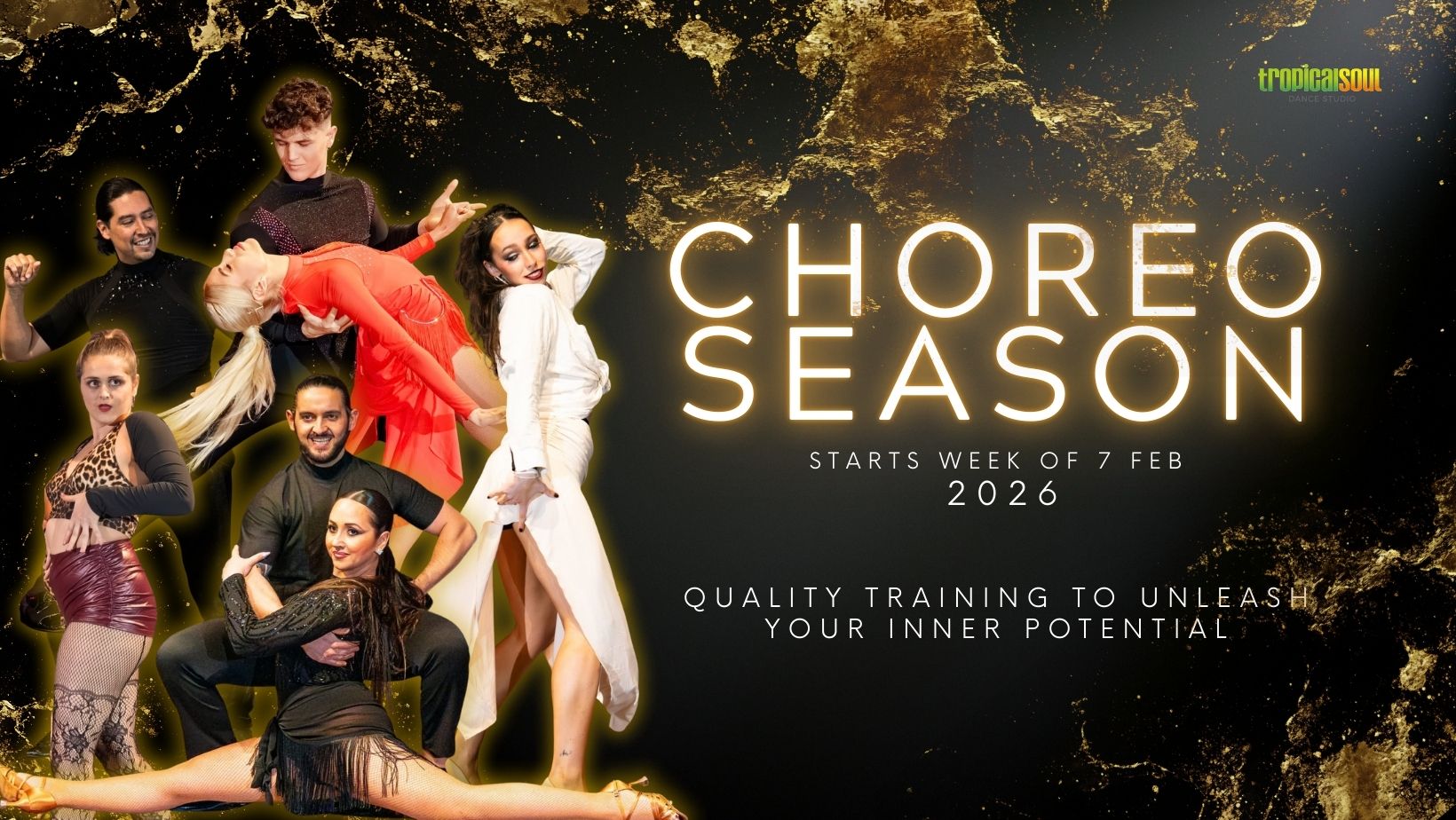 Choreography Latin dance routines