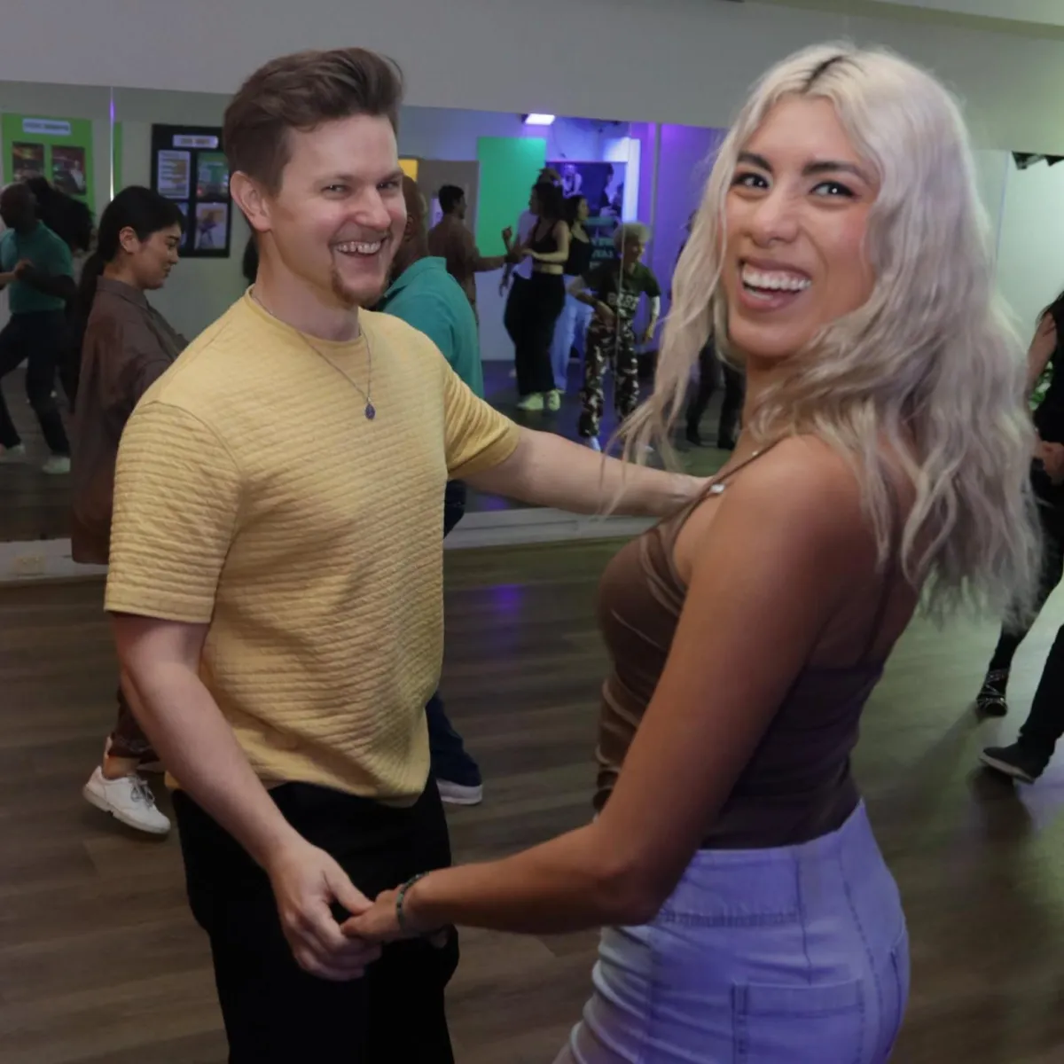 Couple dancing Salsa in Sydney