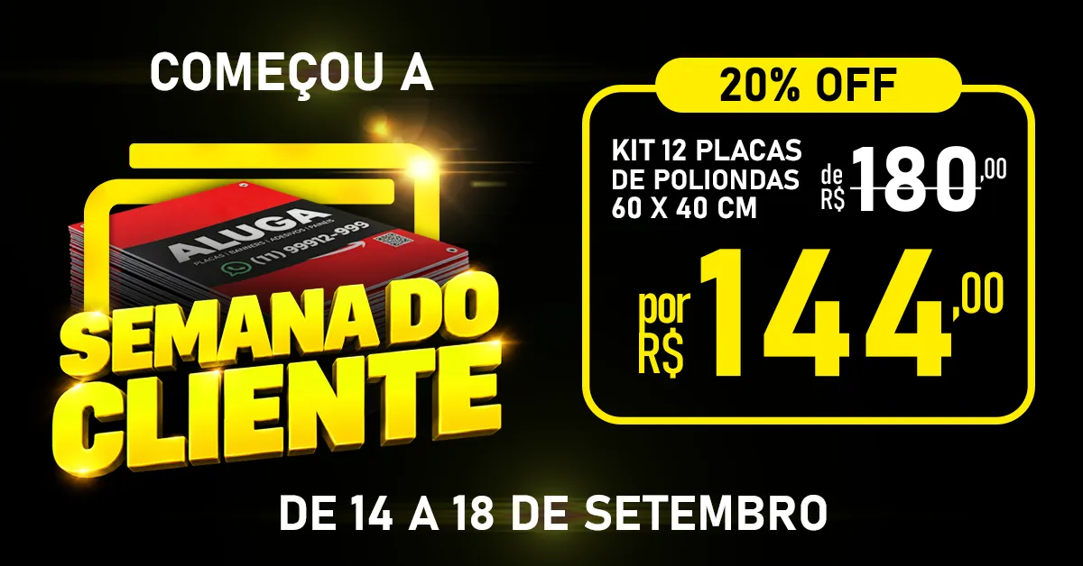 placas imobiliárias