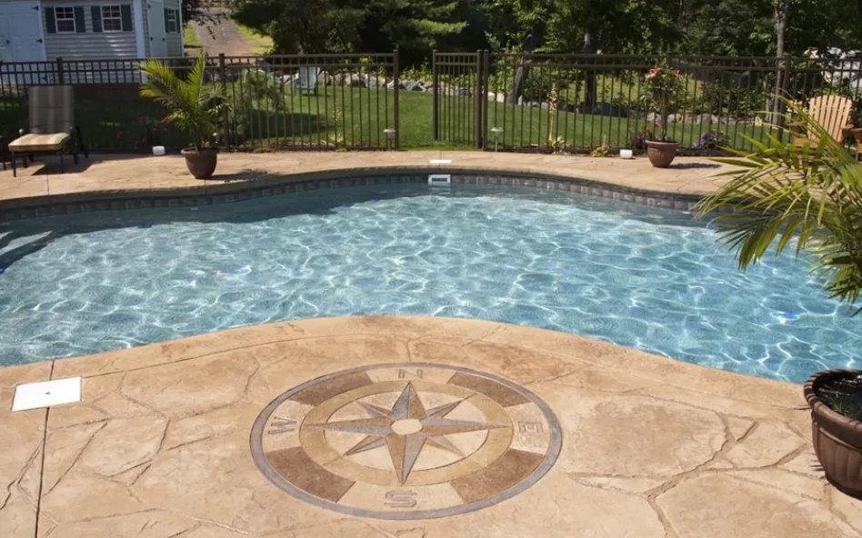 Knoxville Concrete Solutions builds and installs pool deck.