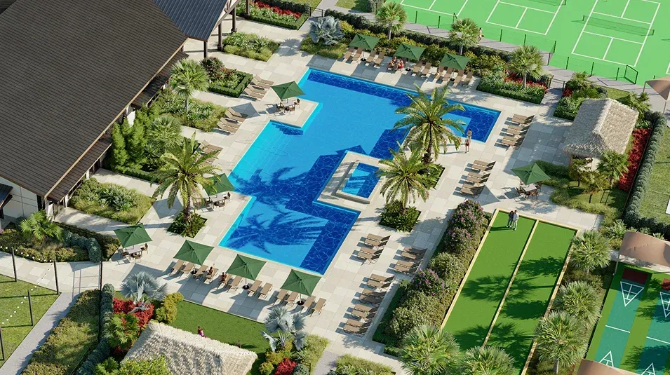 Community Pool at Sanctuary at Wellness Ridge
