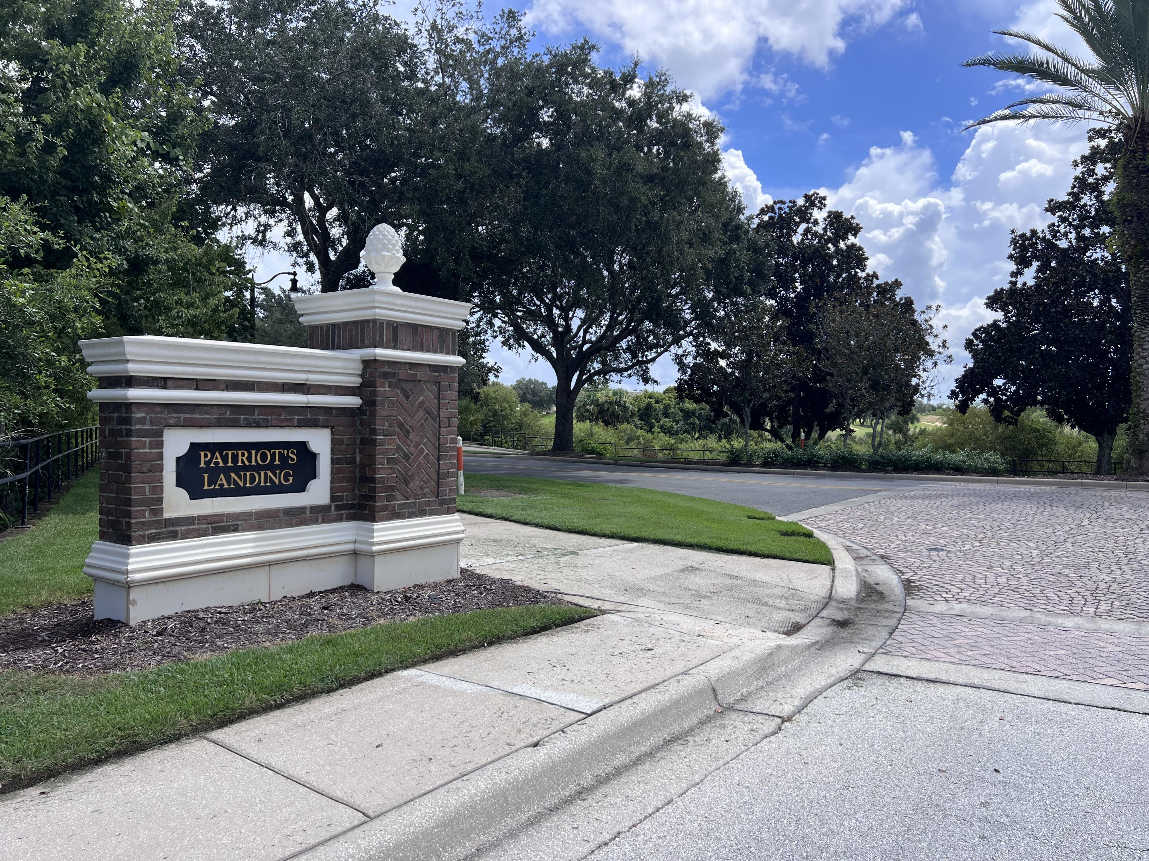 Patriots Landing Reunion Resort Entrance