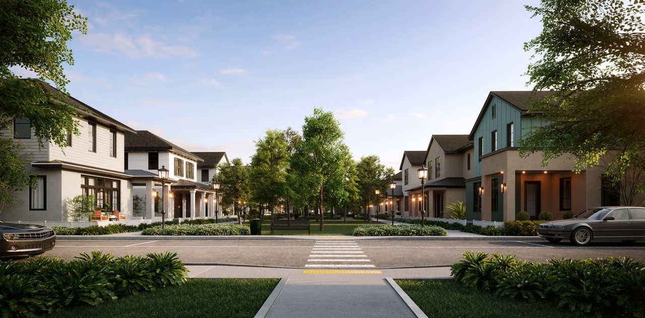 Lakeview village collage of homes