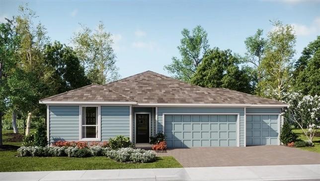 Sanctuary Frey II 3 Car Garage at Wellness Ridge