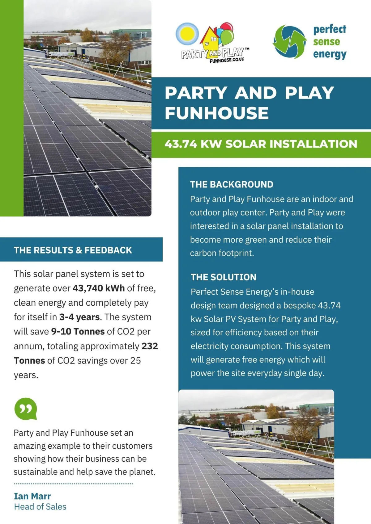 Party and Play Funhouse  Solar Installation Case Study