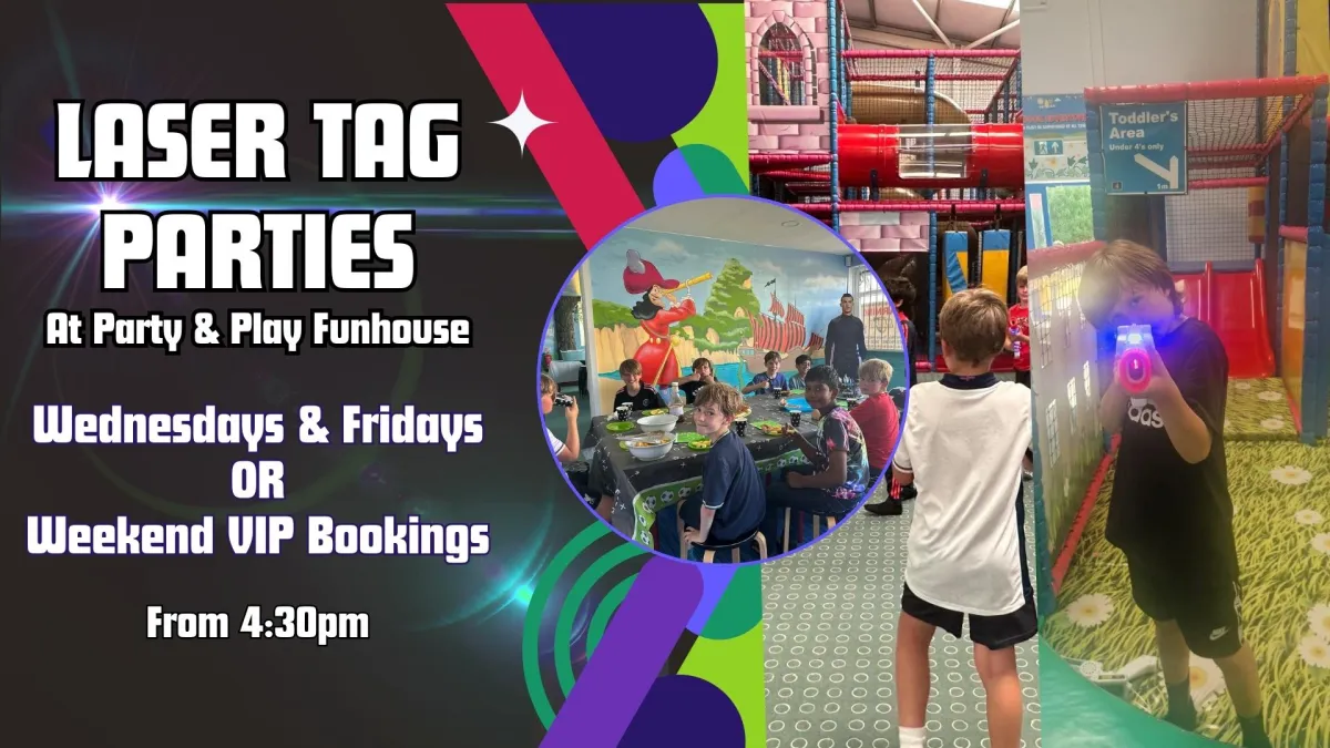 Party and Play Funhouse Laser Tag Opening Hours