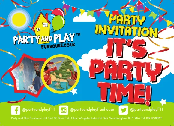 Downloadable image of party invitations