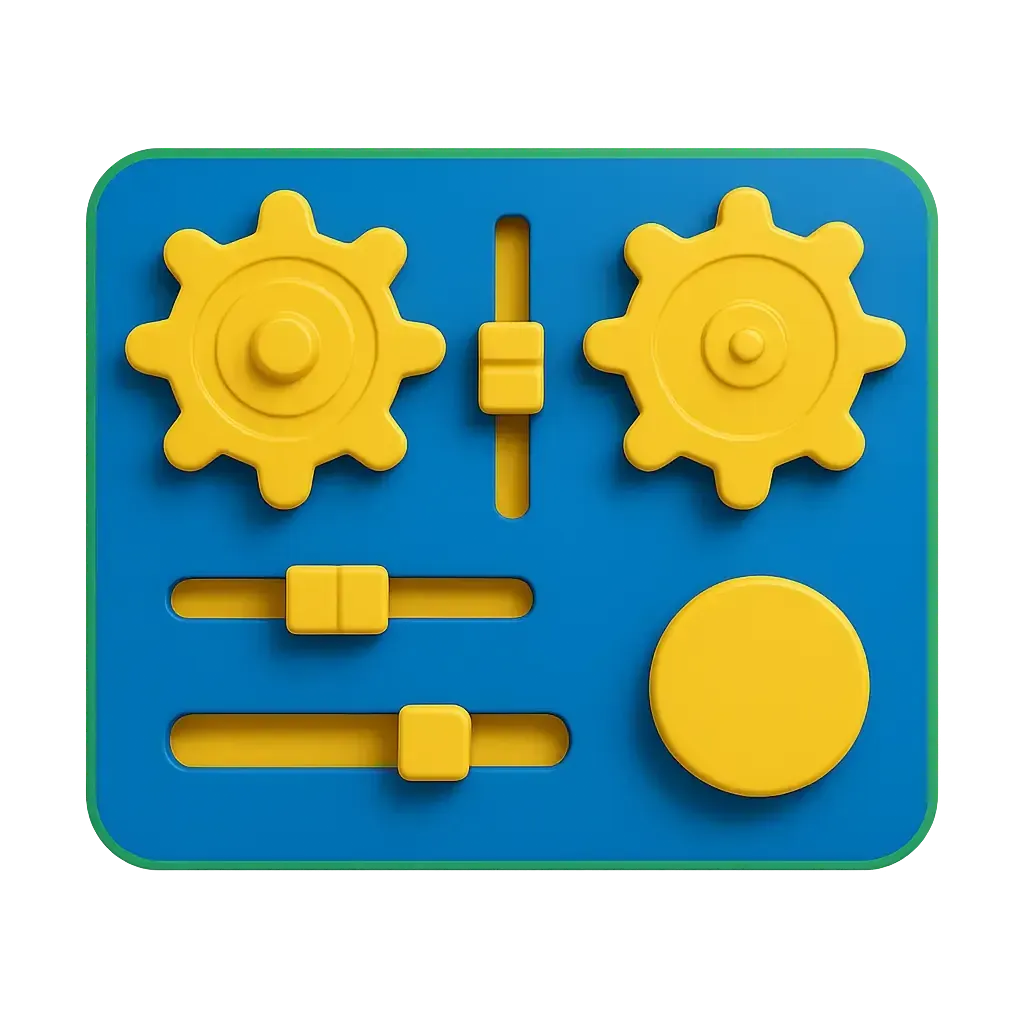 Interactive toddler activity panels