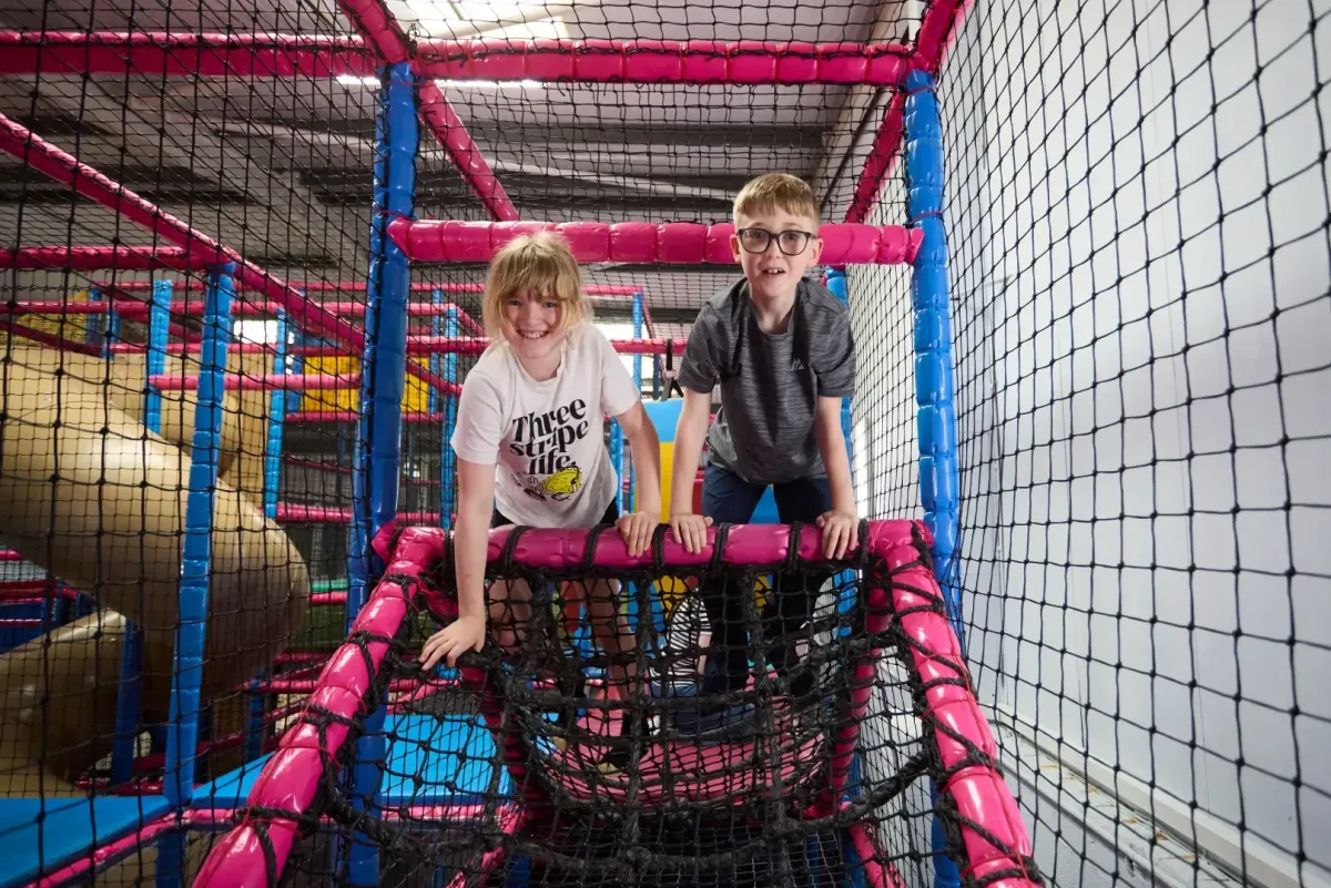 Junior multi-level soft play frame