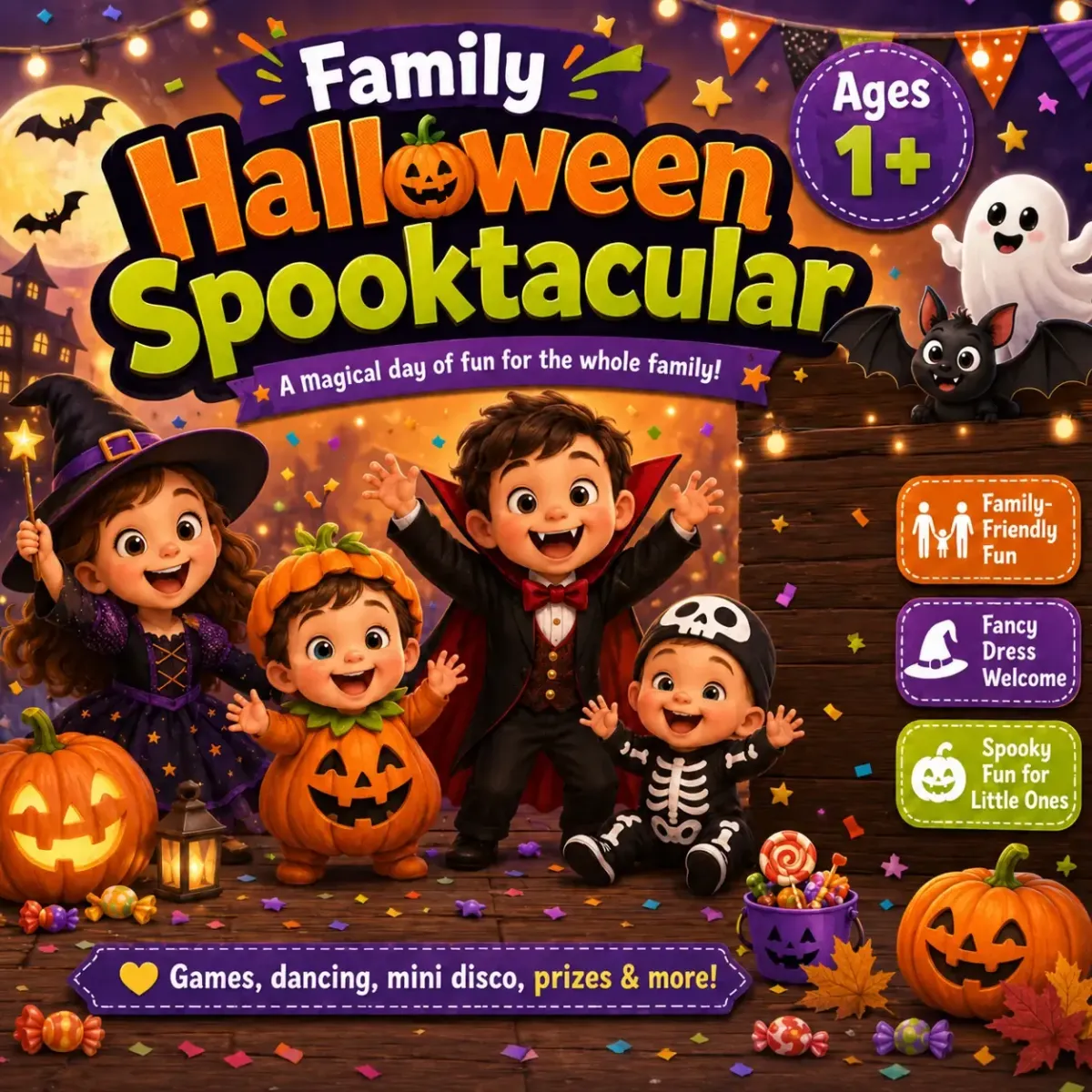 Family Halloween Party fun for everyone
