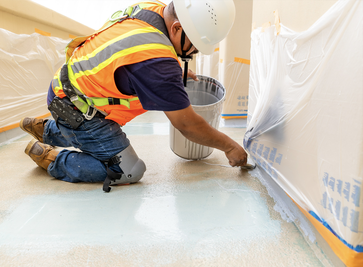 Commercial construction and building envelope project team