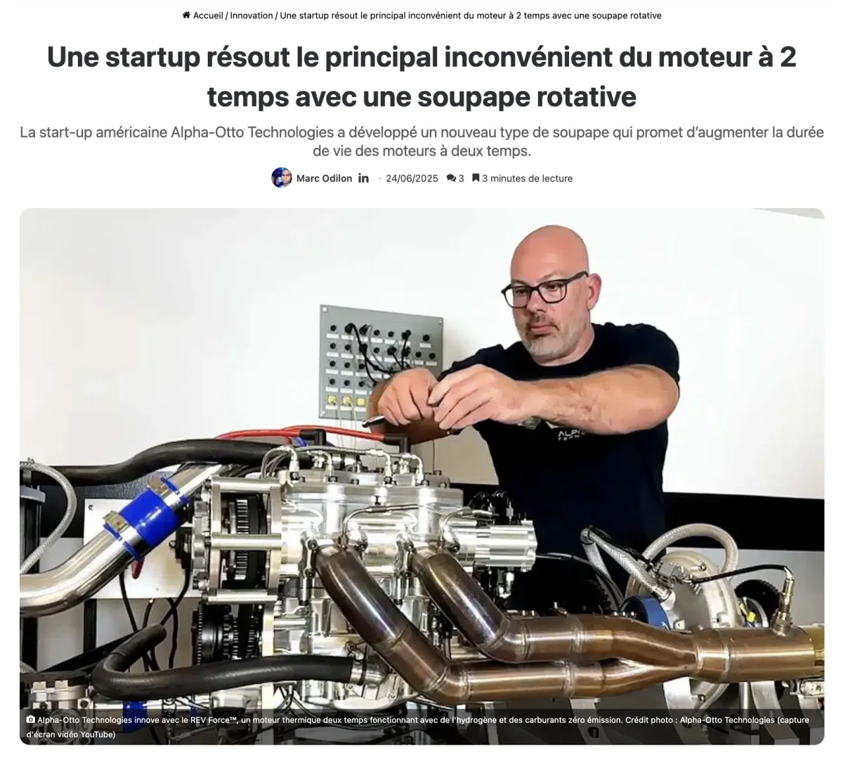 Alpha-Otto Technologies' First French Feature in Neozone