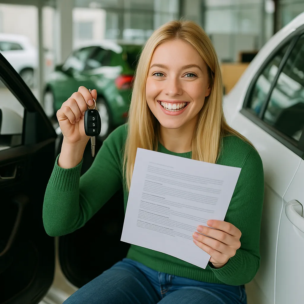 Happy Couple saving money