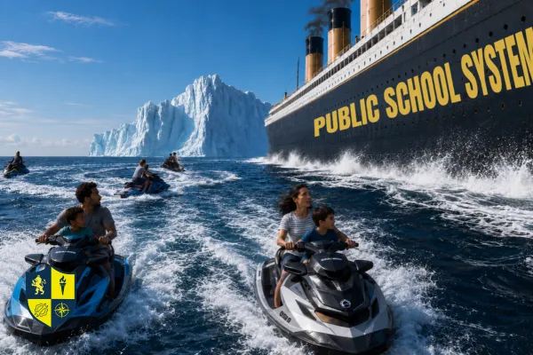 With the Iceberg Ahead the Education System is Turning Too Slowly: Your Family Doesn't Have To