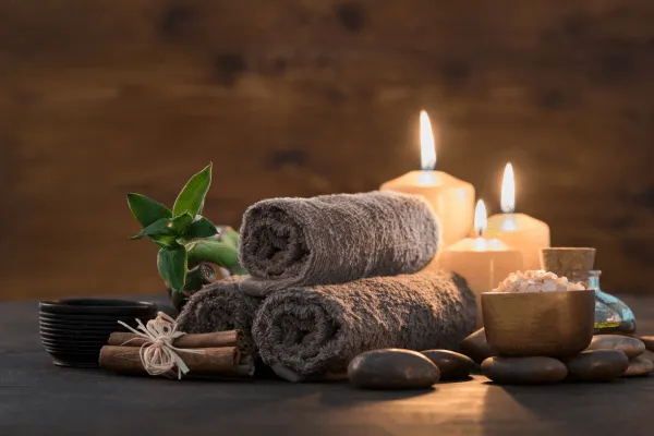Skilled spa therapist providing personalized wellness treatment at Impression Spa in Tampa, FL
