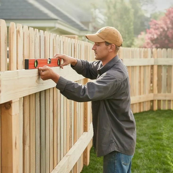 Timber fence installation by local Kapiti builders
