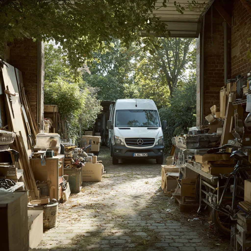 Entrümpelung einer Garage – professioneller Service